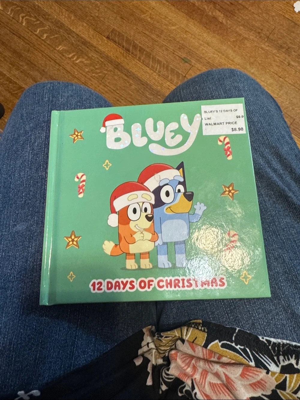 Bluey 12 Days of Christmas Board Book - Green
